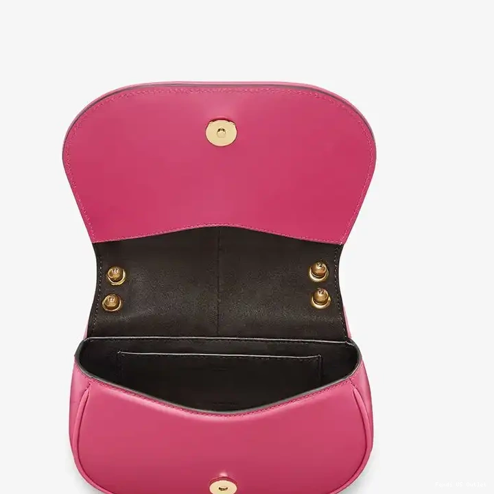 Affordable HOT Leather Calf C'mon Rose In Bag Mini Fendi 0602